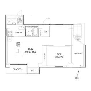 ステアハウスW【3階】の間取り