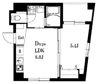 b’CASA Lazo Fujisaki【4階】の間取り