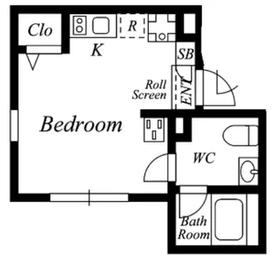 プラチナフォルム木場【1階】の間取り