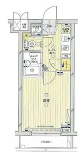 ルーブル早稲田弐番館【1階】の間取り