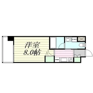 THE BLISSFUL FORT仙台駅東【5階】の間取り