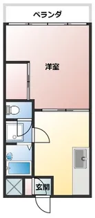 メゾンシャトウ【1階】の間取り