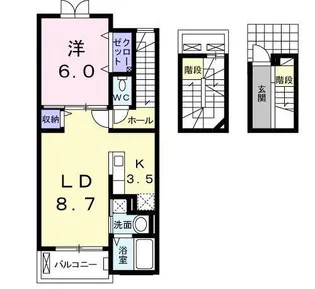 プリメール【3階】の間取り