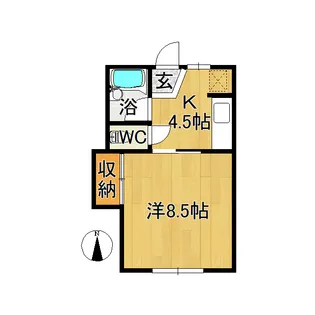 ドミール川先【2階】の間取り