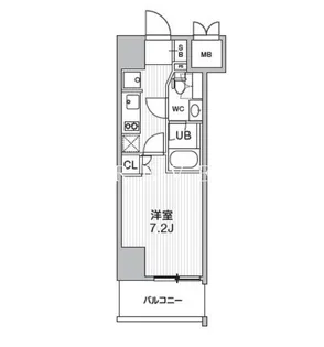 シーズンフラッツ浅草【4階】の間取り