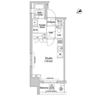 コンフォリア東池袋EAST【7階】の間取り