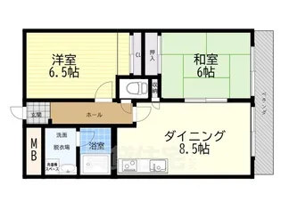サンシャイン茨木【2階】の間取り