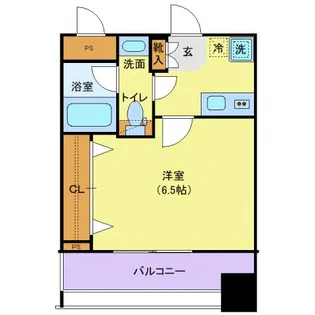 リクレイシア西横浜【11階】の間取り