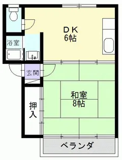 ハイムエビス【3階】の間取り