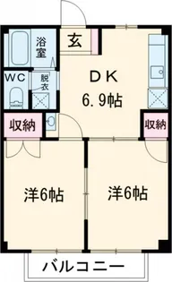 ハウスアルデンテ【1階】の間取り