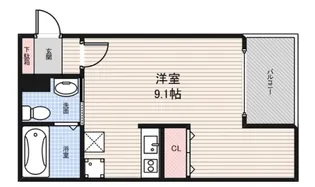 CASA七道【2階】の間取り