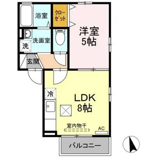 セジュール【2階】の間取り