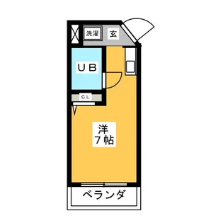 ドミール豊【1階】の間取り