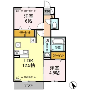 リンデンハイム【1階】の間取り