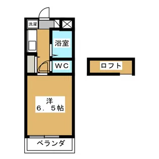 ユキハウス【2階】の間取り