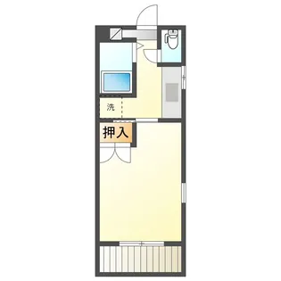 メルベーユ【1階】の間取り