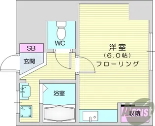 愛宕橋ビル【4階】の間取り