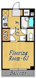 ライフコア東葛西【6階】の間取り