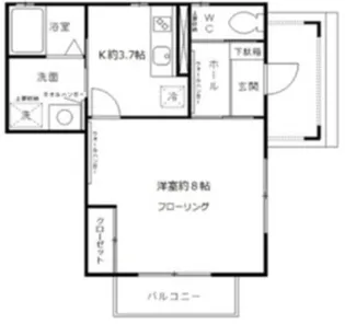 コート大町【1階】の間取り