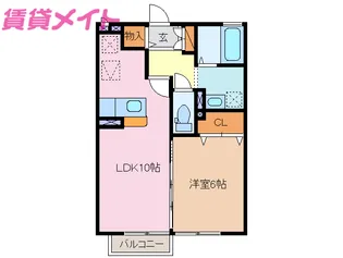 セピアコート【2階】の間取り