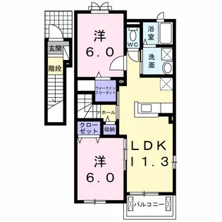 ソラ ナ III【2階】の間取り