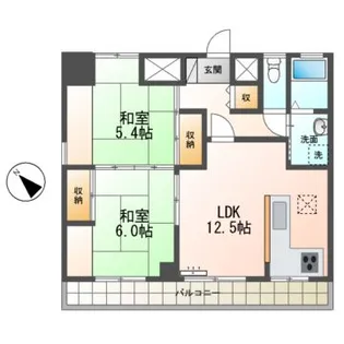 シンフォニースクエアII【1階】の間取り