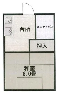 光明ハイツ【1階】の間取り