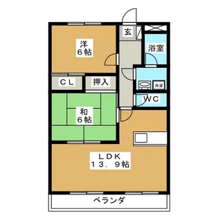 ヴィオラ日進【3階】の間取り