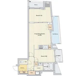 ビバリーホームズ高井戸III【4階】の間取り