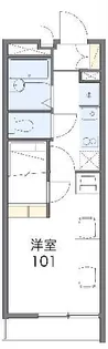 レオパレス向山West【3階】の間取り