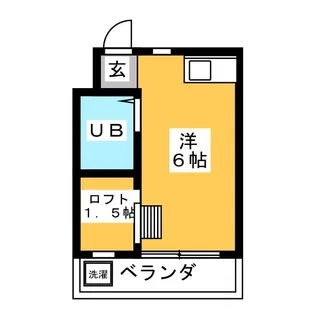 ベルポアン新丸子【1階】の間取り