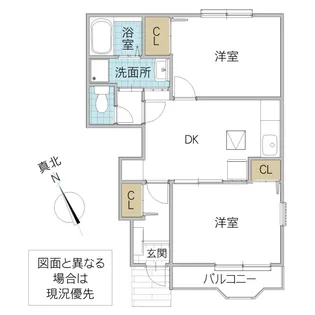 イーストコート III【1階】の間取り
