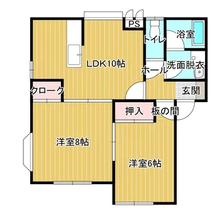 サニーヒル A【2階】の間取り