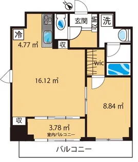 セシーズイシイ3【5階】の間取り
