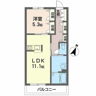 クラス-U【2階】の間取り