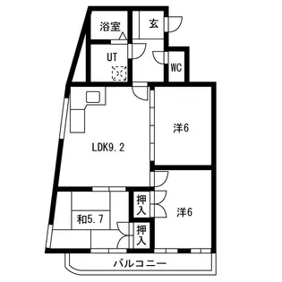 シンアイビル【3階】の間取り