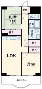 シラカワパレス【9階】の間取り