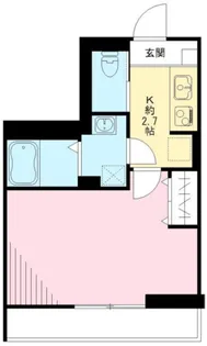 サウスクリーク大鳥居【3階】の間取り