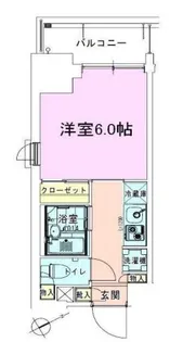 門前仲町レジデンス伍番館【3階】の間取り