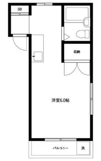 カーサ デ 藤原【2階】の間取り