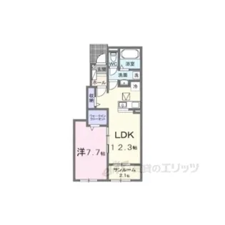 セイバリープリムローズ2【1階】の間取り