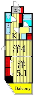 ティモーネグランデ町屋【7階】の間取り