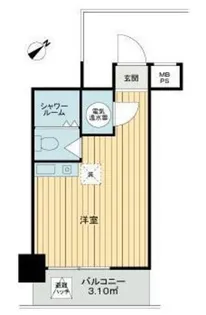 ライオンズマンション南池袋【9階】の間取り