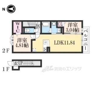 コットンハウス5【2階】の間取り