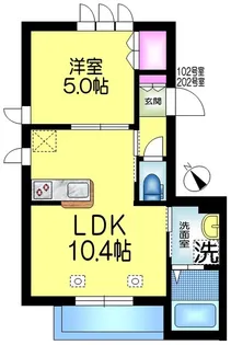 メゾンダイヤーズI【2階】の間取り