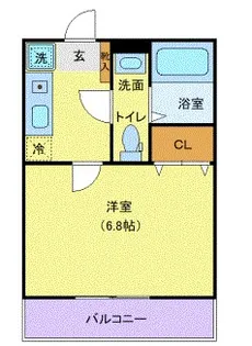MQuarto湘南海岸公園I【3階】の間取り
