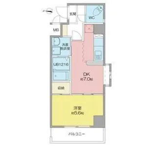 South Valley【6階】の間取り