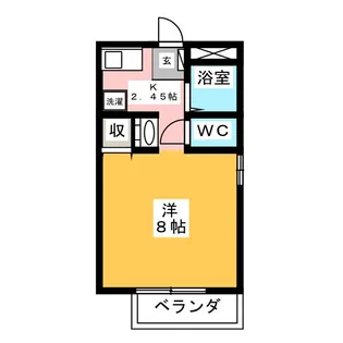 ドエルK【2階】の間取り
