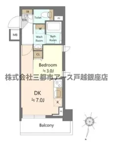 SHOKEN Residence西馬込【3階】の間取り