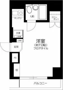 トップ尾久駅前【7階】の間取り